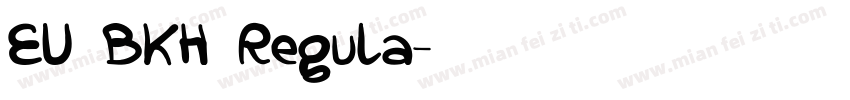 EU BKH Regula字体转换
